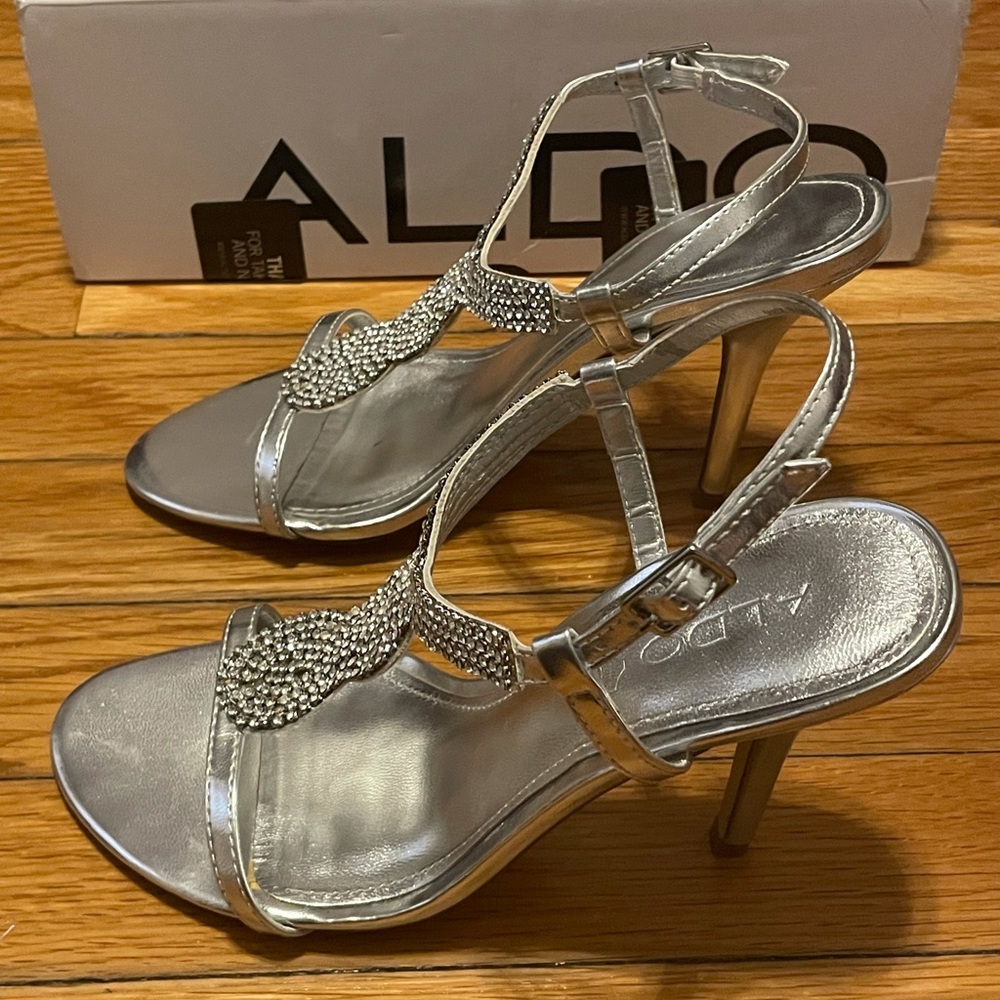 Women’s Silver High Heels